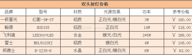 双头射灯图3