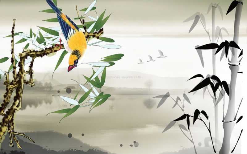 水墨画