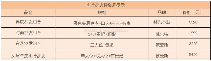 组合式沙发