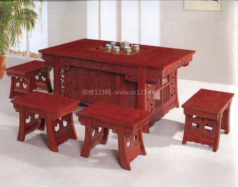 仿古茶几图3