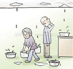 屋顶漏水图1