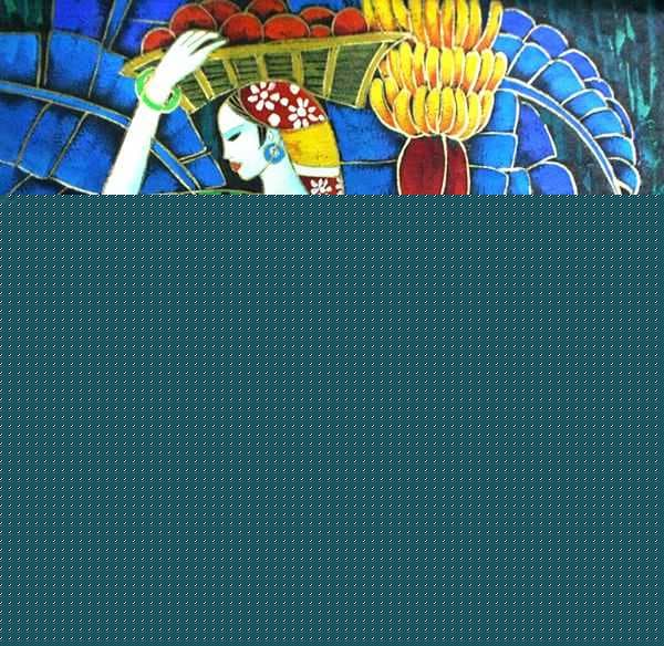 重彩画