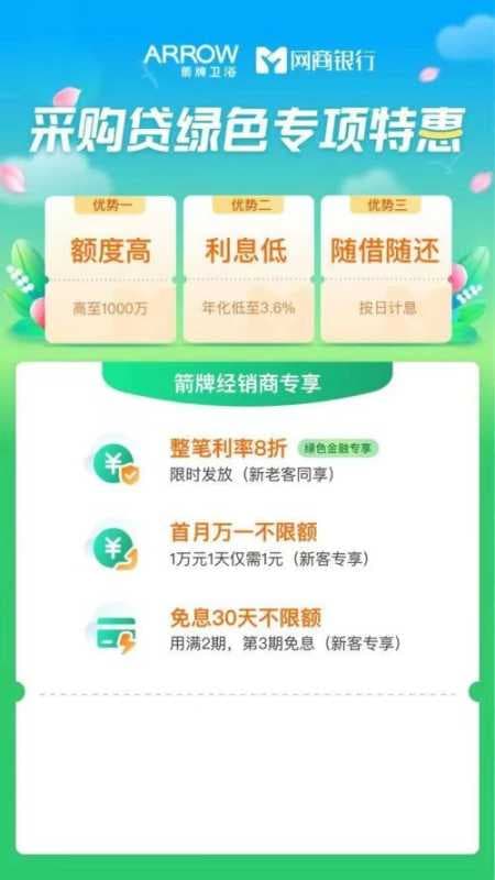 家居行业首次引入绿色金融服务，箭牌家居携手网商银行向碳中和目标努力图2