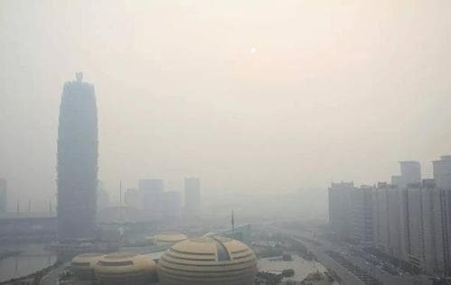 雾霾在几层楼高严重