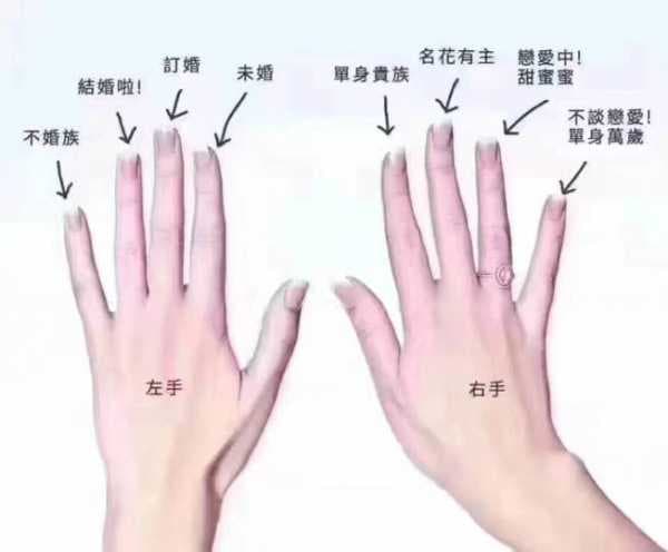 不婚族戒指戴法