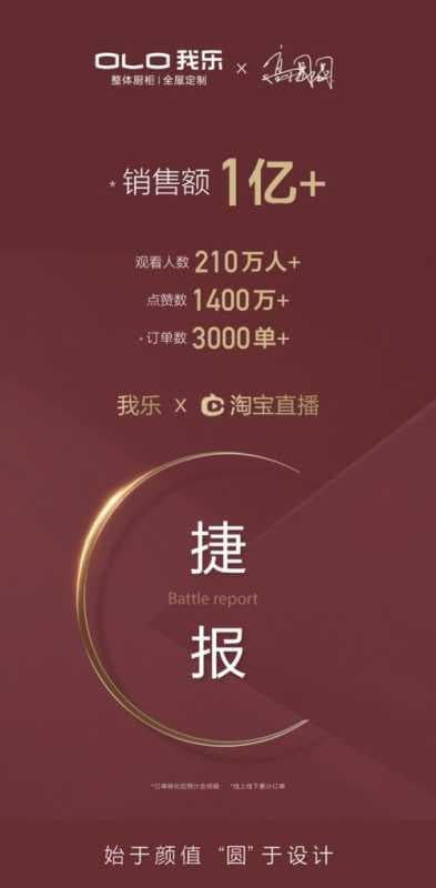 突破套路 我乐家居&高圆圆直播现身全国2015块大屏