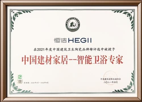 载誉行业两会！恒洁荣膺行业唯一“智能卫浴专家”殊荣